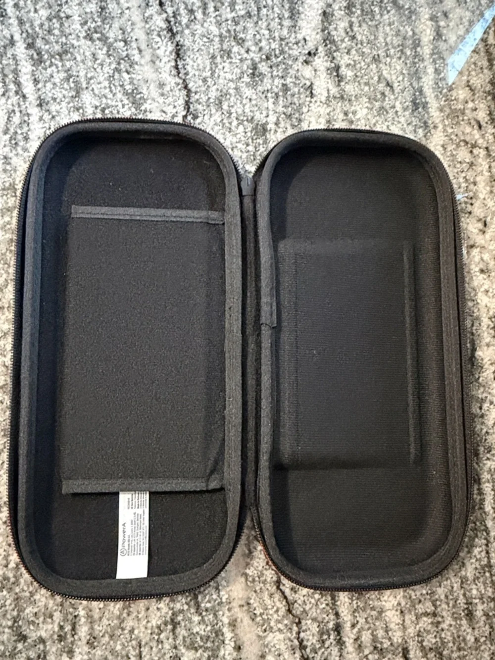 Nintendo Switch 2 Gray Carry Case with Red Zipper Accent